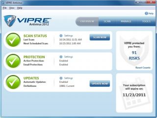 Vipre Antivirus 2012 GFI Software 1 PC License for 1 Year