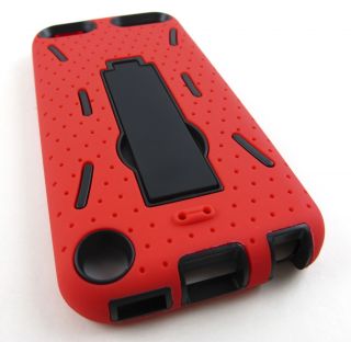   Hard Soft Case Cover Kickstand for Apple iPod Touch 5 5th Gen
