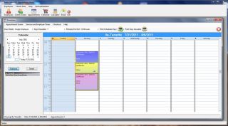 Salon Software Appointment book great for booth renters reports