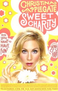 Hot Broadway Poster Sweet Charity Christina Applegate