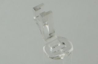 Sewing Machine Low Shank Applique Foot Clear New