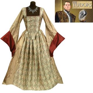 The Tudors Anne Boleyn Gown Queen of England Dress Prefect re 