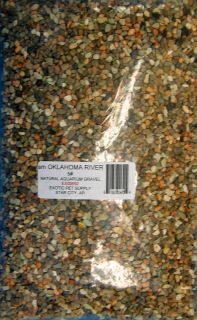 EX692 SM Oklahoma River Aquarium Gravel 5 Pound Bag