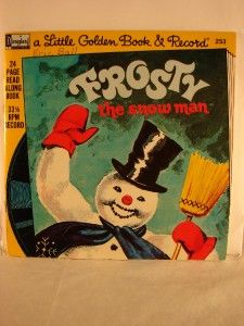 Little Golden Book Record Frosty The Snowman Disneyland 253