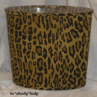 Custom Wastebasket M w Ralph Lauren Aragon Leopard