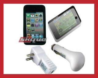 4pcs Accessories Bundle Combo Kit for Apple Ipod Touch 4th Gen 4G 16GB 