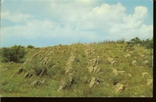 Rock Formations Hwy 77 Arbuckle Mountains OK Postcard