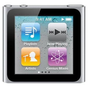 Apple iPod nano 6th Generation Silver 8 GB Latest Model