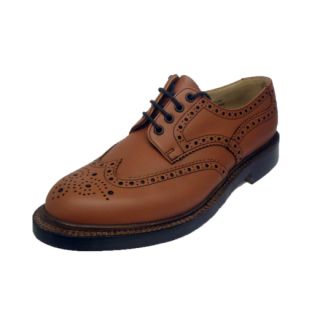 Alfred Sargent Exclusive Appleby Anton Tan Leather Mens Brouge Shoe 