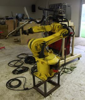 Fanuc Arcmate 100i Welding Robot Rj2 Controller, Pendant, Lincoln 