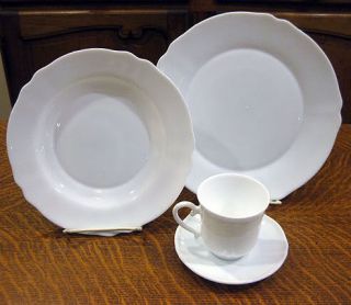 Arcopal China France White Soup Bowls