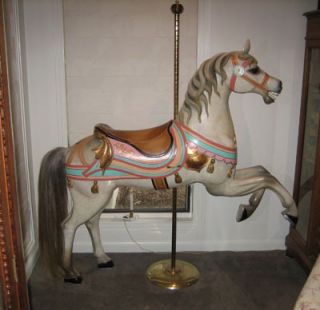 Joy Morris Antique Carousel Horse Prancer c1901 PA