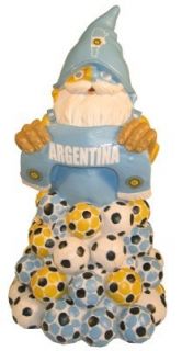 Argentina Soccer Football Lawn Garden Gnome Figurine Gnome