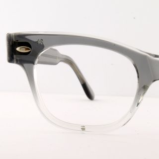 Vintage Mens Tart Optical Grey Fades Countdown Eyeglass Frames Eyewear 
