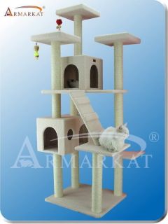 77 High Armarkat Cat Tree Pet Furniture Ivory 