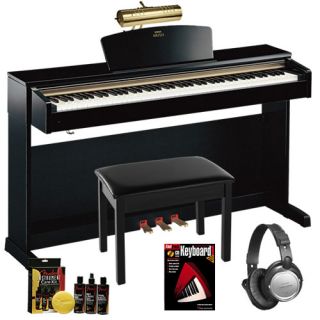 Yamaha Arius YDP C71PE Polished Ebony 88 Key Digital Piano Complete 
