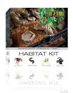 Exo Terra Reptile Terrarium Invertebrate Habitat Kit PT2654