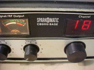sparkomatic cb5000 base cb radio