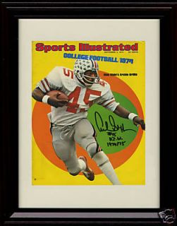 Framed Archie Griffin SI Autograph Print Ohio State