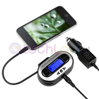FM TRANSMITTER For Apple iPod Nano 1G 2G 3G 4G 5G 6G 6th Gen Shuffle