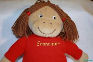 Francine Arthur Marc Brown 15 inch Plush Stuffed