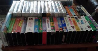   of 47 VHS Kids Movies Disney Fantasia Lion King etc Arthur E T