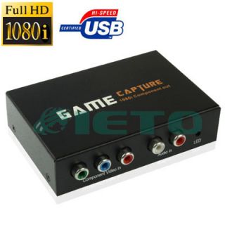 USB 2 0 Game Capture Device Support 1080i HD on TV Capture Xbox 360 