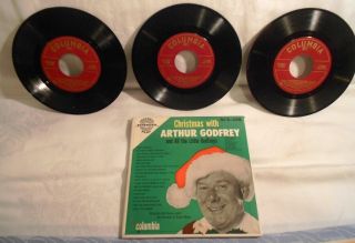 Christmas with Arthur Godfrey and All The Little Godfreys EP Record 