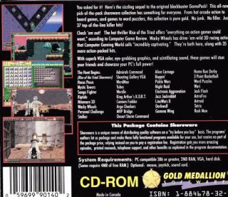 Gold Medallion Game Pack 2 PC CD Pickle Wars Linewars Sango Fighter 