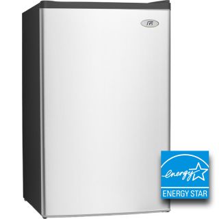   Mini Fridge w Top Freezer Compact Dorm Beverage Refrigerator