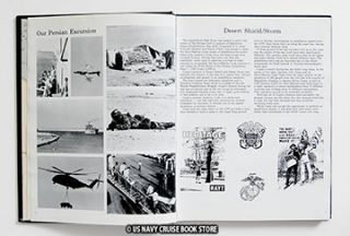 USS Guam LPH 9 Desert Shield Storm Cruise Book 1990 91
