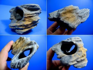 MF Cichlid Stone Ceramic Aquarium Rock Cave Decor F923A