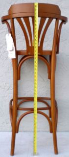 Bryan Ashley Wood Chair Barstool Dark Natural 7075 31