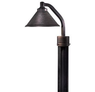 The Great Outdoors Hammered Aspen Bronze 1 Light Post Mount Lamp from 