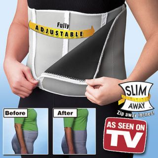 Slim Away As Seen On TV Abs Slimming Belt With Zippers Weight Loss 