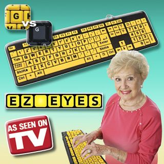 NEW As Seen On TV EZ Eyes High Contrast Large PRINT Water Resistant 