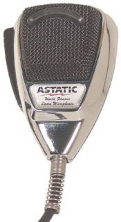 Astatic 636L C 4 Pin Chrome Noise Canceling CB Radio Microphone Cobra 