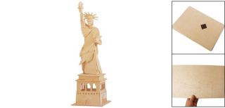 Assemble Statue of Liberty Model DIY Puzzle Wooden Construction Kit 