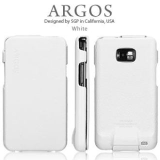SGP Samsung Galaxy S2 ATT Leather Case Argos Series White