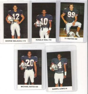 1990 Arizona Wildcats College Card Ronald Veal QB