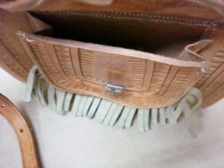 Artesian Handmade Leather Messenger Bag or Shoulder Purse