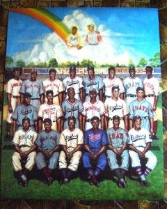 20 Negro League Players Tribute to Leon Day Ron Lewis Baseball 