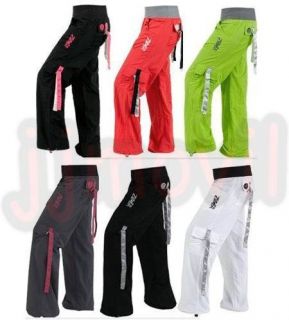 Colors New Zumba Cargo Pants Samba Trousers Sports Dance s M L XL 