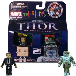 MARVEL MINIMATES 39   AGENT COULSON & FROST GIANT