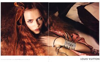 2004 Louis Vuitton Natasha Poly Jewelry Magazine Ad