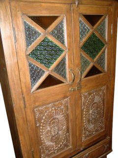 18c Wardrobe Armoires Wood Carved Cabinet Armoire India Furniture 