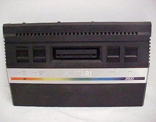 Atari 2600 Jr in Worn Box w 14 Games Instr Nice Small Unit Plays Good 