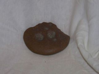 Indian Artifact Rock War Paint Face Paint or A Grinder Nutting Stone 
