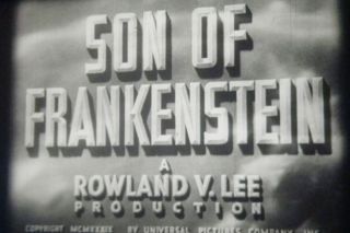   Frankenstein Rathbone, Karloff, Lugosi, Atwill, Beautiful Print 1939