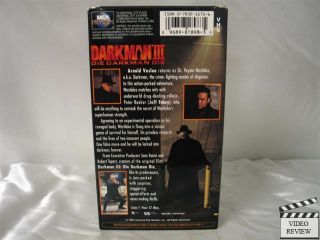 Darkman 3 Die Darkman Die VHS Arnold Vosloo Jeff Fahey 096898189835 